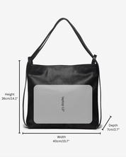 Sofia Tan Leather 2-in-1 Convertible Backpack Tote Bag