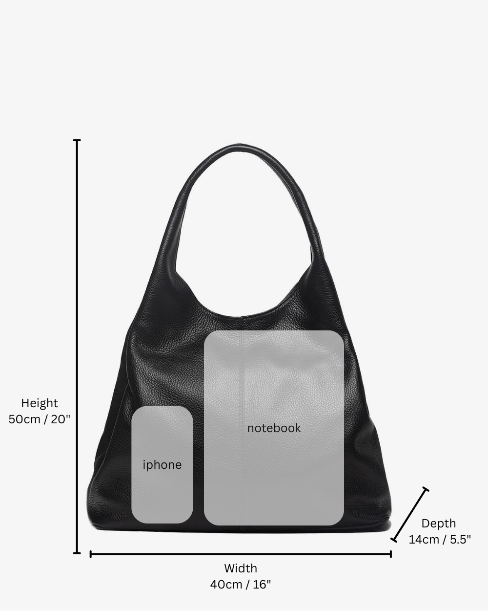 Giulia Leather Shoulder Bag in Burgundy