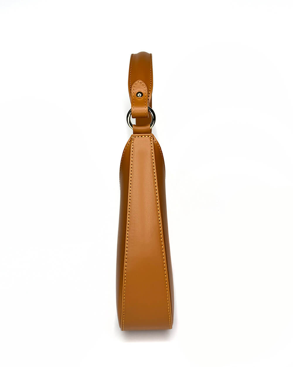Luna Leather Shoulder Bag in Tan