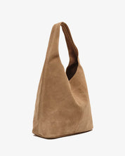 Camilla Suede Tote Bag in Sand