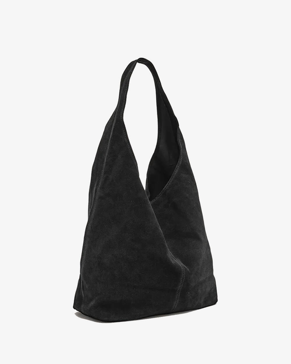 Camilla Suede Tote Bag in Black