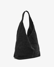 Camilla Suede Tote Bag in Black