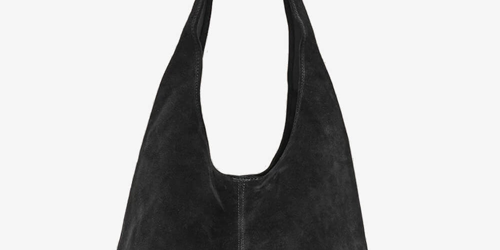 KALIDI Dames shopper handtas schoudertas suède Tote Bag Vintage Hobo tas met ritssluiting groot voor werk school shopper casual dagelijks, donkerrood KALIDI Dames shopper handtas schoudertas suède Tote Bag Vintage Hobo tas met ritssluiting groot voor werk school shopper casual dagelijks, donkerrood