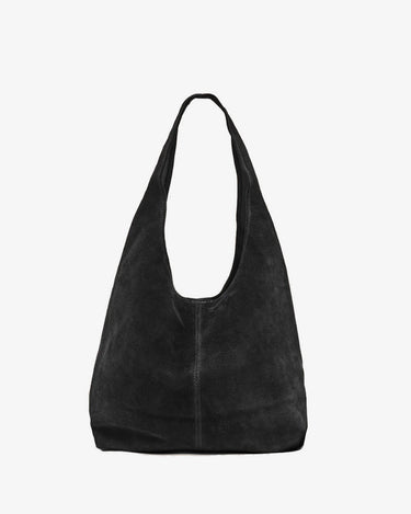 Camilla Suede Tote Bag in Black