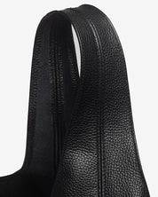 Sienna Black Leather Hobo Bag