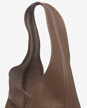 Sienna Chocolate Leather Hobo Bag