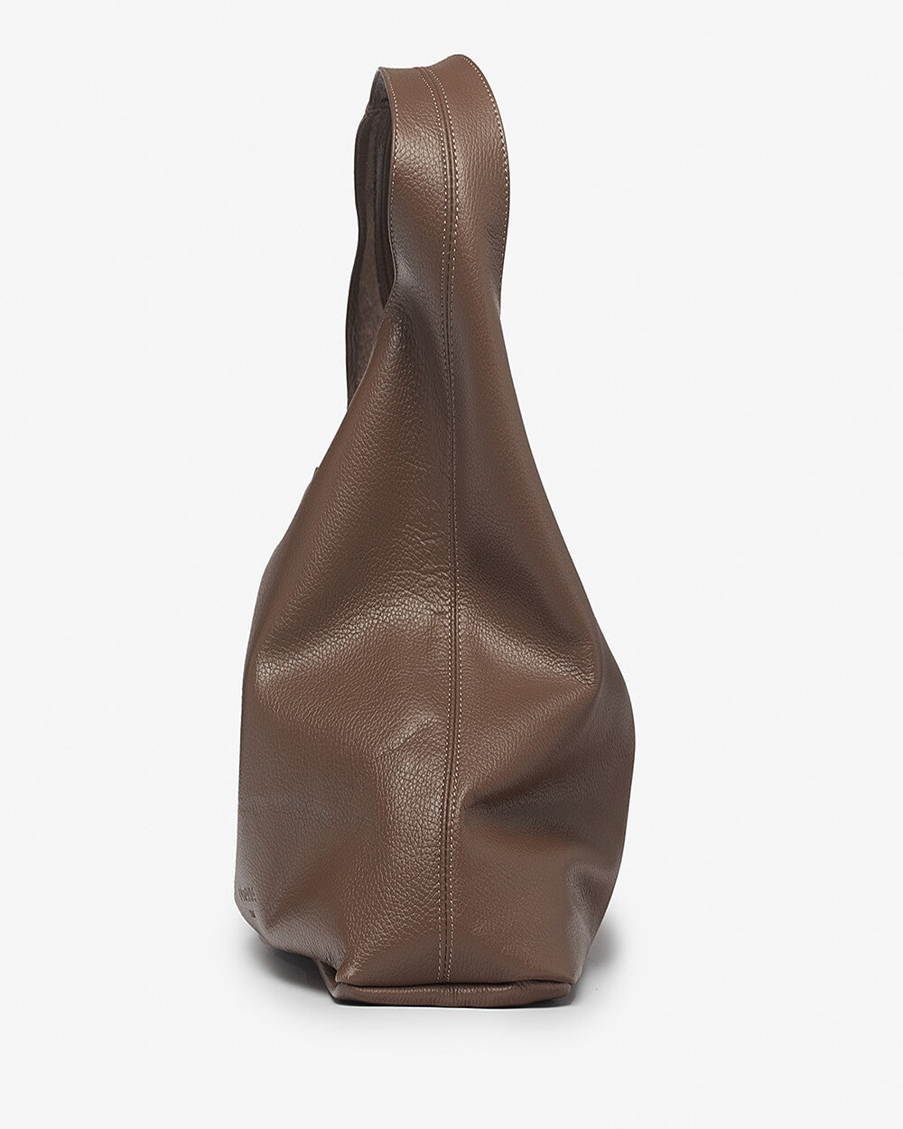 Sienna Chocolate Leather Hobo Bag