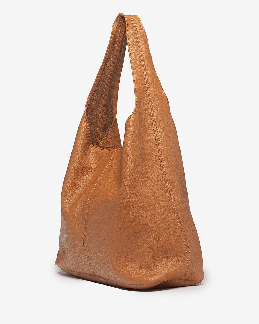 Sienna Tan Leather Hobo Bag