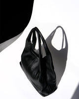 Giulia Leather Shoulder Bag in Black - OTTAVIA