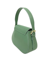 Lucia Leather Shoulder Bag in Pistachio Green - OTTAVIA